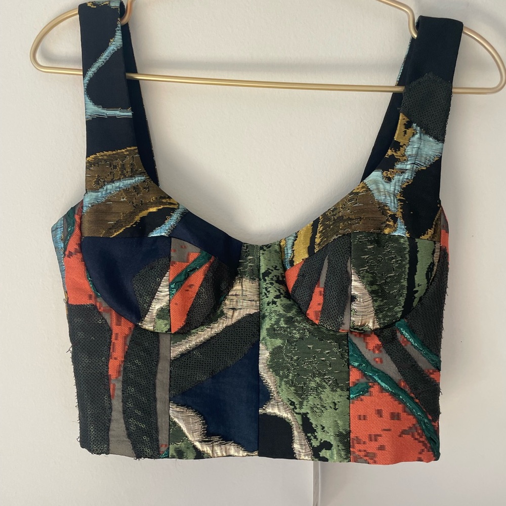 Multicolor Sandra Weil bustier